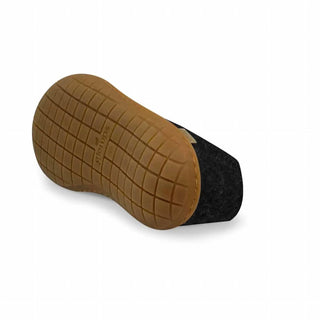 Glerups - Unisex Felt Slipper With Honey Natural Rubber Sole