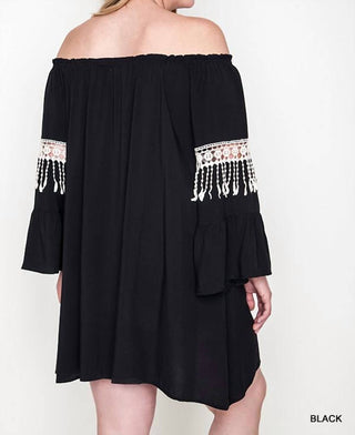 Umgee - Bell Sleeve Boho Chic Dress