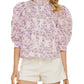 Pinch - Floral Rose Pleated Blouse