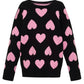 Beach Riot - Girls Callie Hearts Sweater