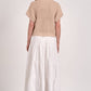 Elan - Sweater Combo Tiered A-line Dress