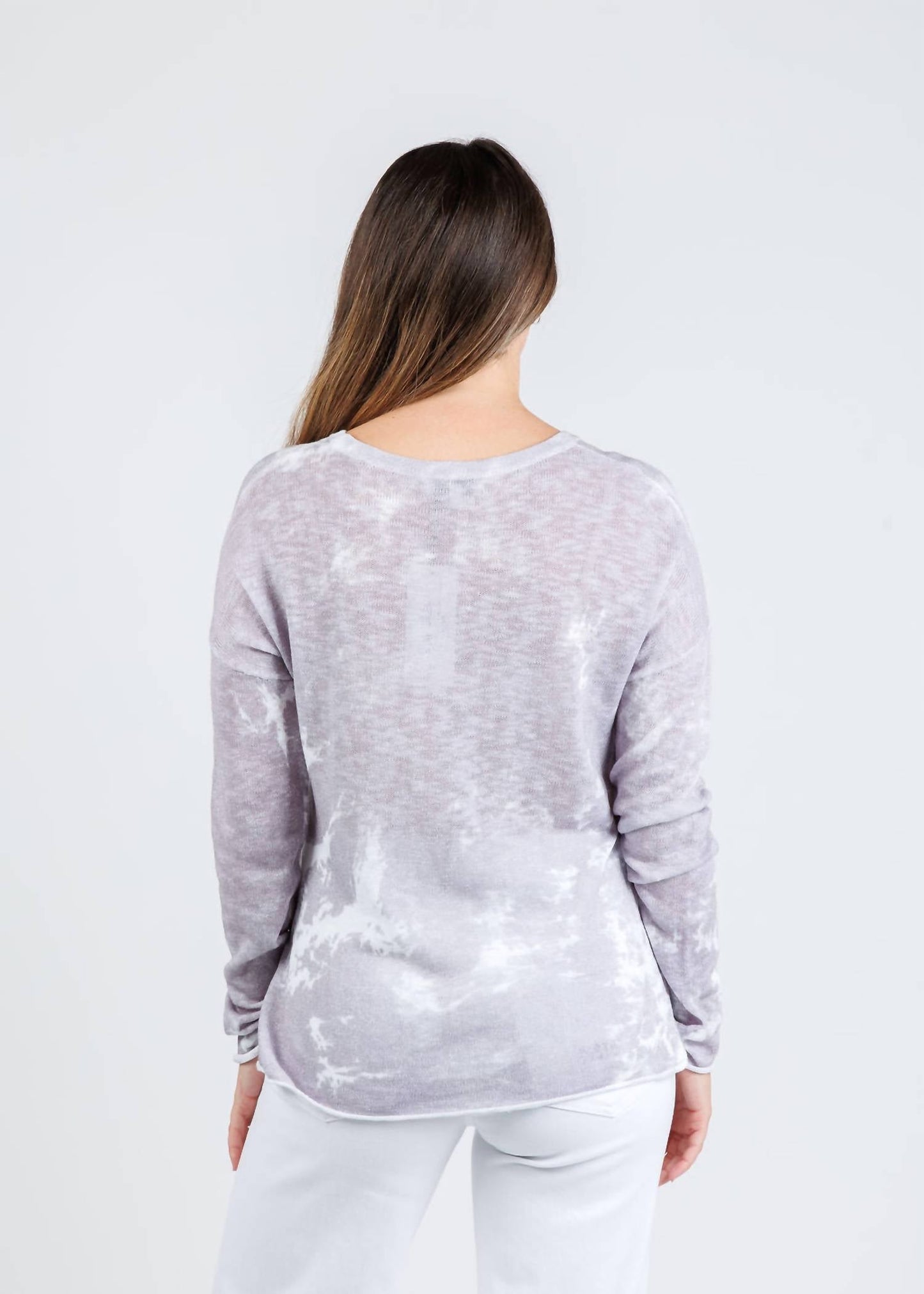 J. Society - Tie Dye Long Sleeve Crew Sweater