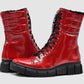 Helios - Women's Medusa Fur-lined Zip-up Leather Boots
