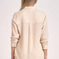 Elan - Got Me In Gauze Button Down Top