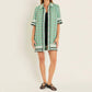 2.7 August Apparel - Boucle Mini Shirt Dress With Ric Rac Trim