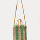 Frances Valentine - Women's Alfie Fringe Raffia Tote Bag With Leather Handle