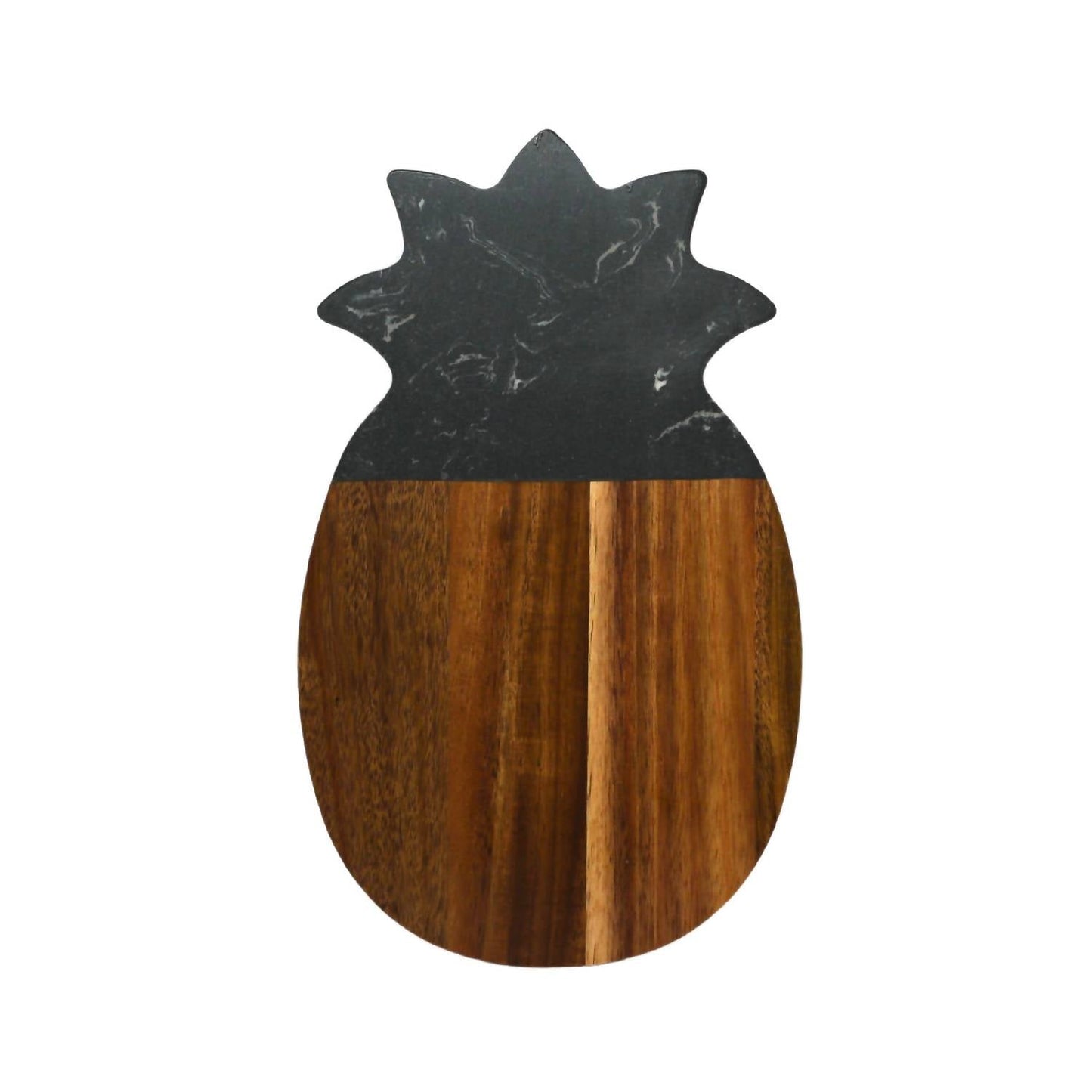 Creative Gifts International - Marble and Acacia Wood Pineapple Board