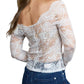 Ninexis - Off The Shoulder Lace Top
