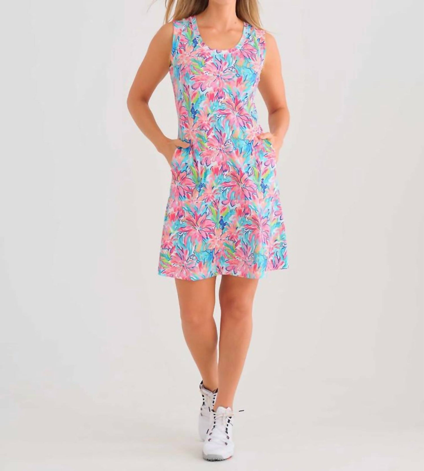 Dolcezza - Wishful Blooming Floral Print Dress