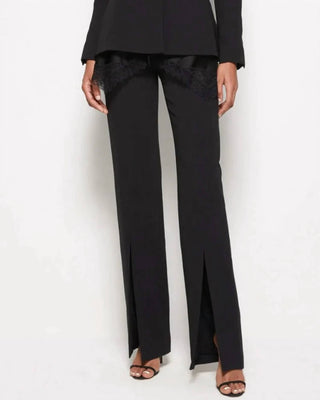 Simkhai - Ariah Front Slit Crepe Satin Pant