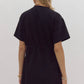 Entro - Drawstring Waist Mini Dress