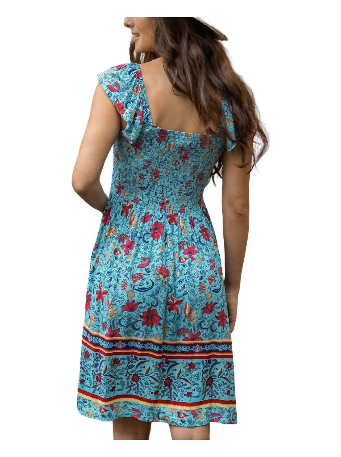 Grace And Lace - Border Smocked Dress