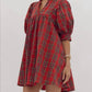 Entro - Christmas Plaid Short Dress