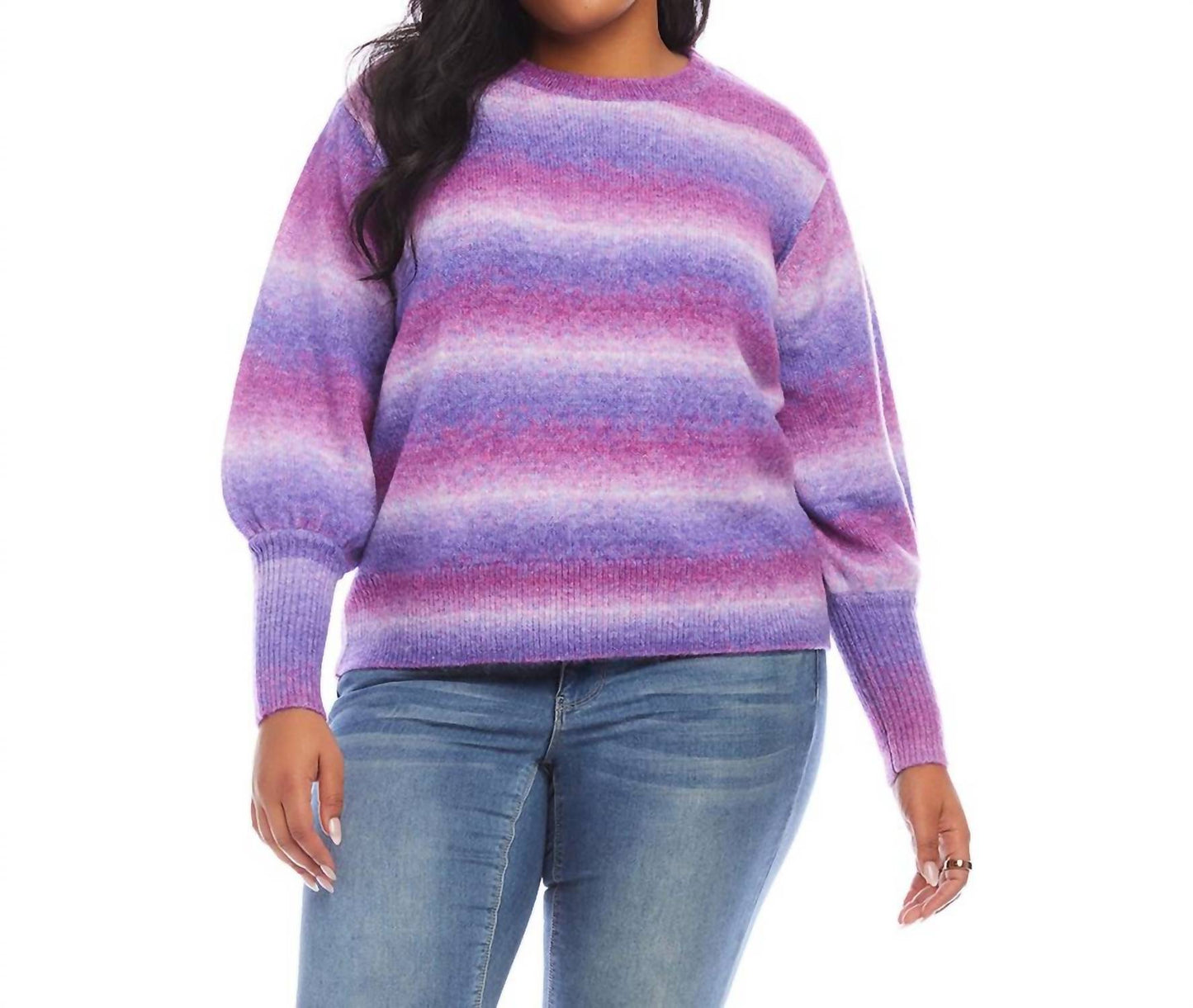 Karen Kane - Plus Size Blouson Sleeve Sweater