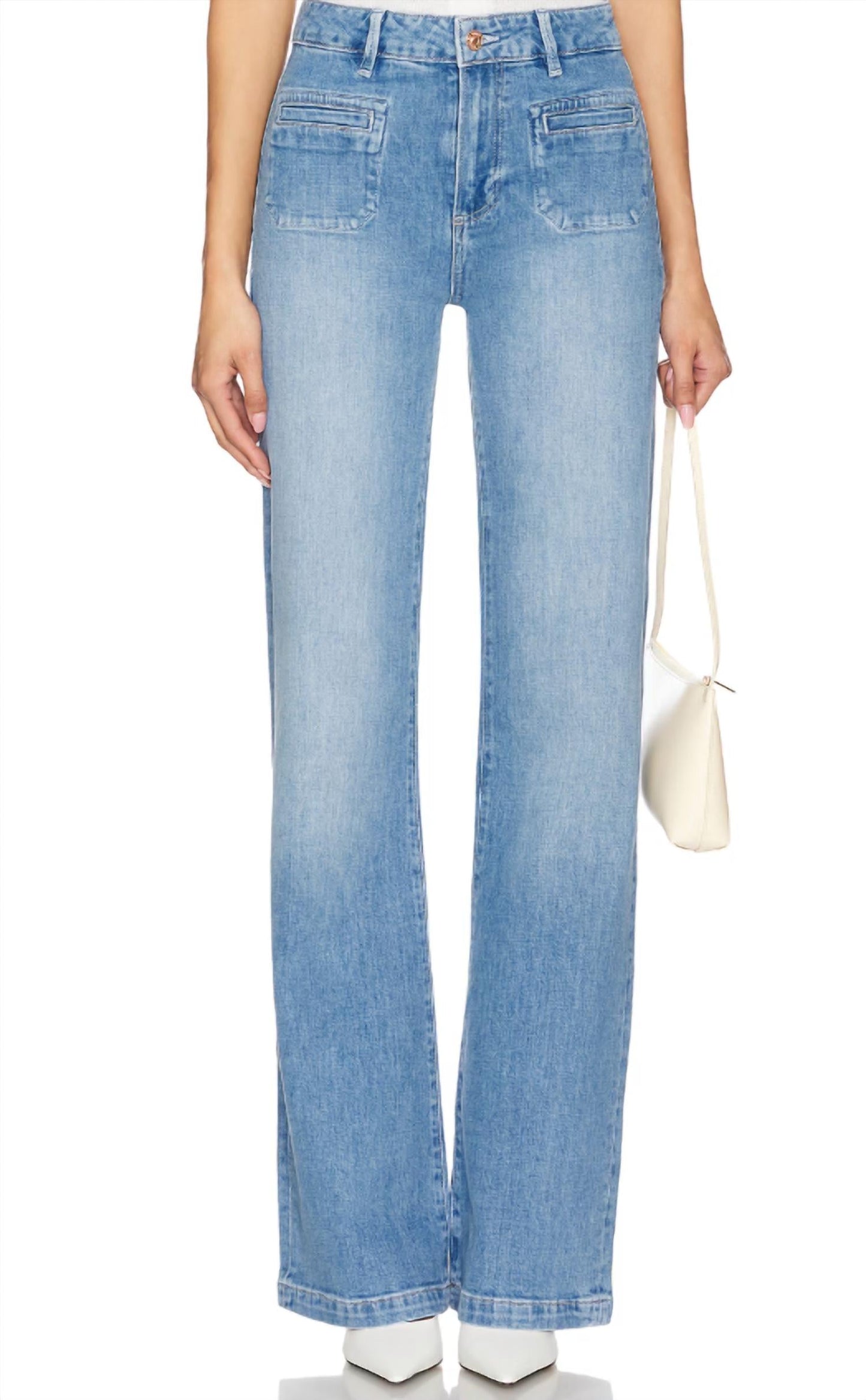Paige - Leenah Patch Pockets Jeans
