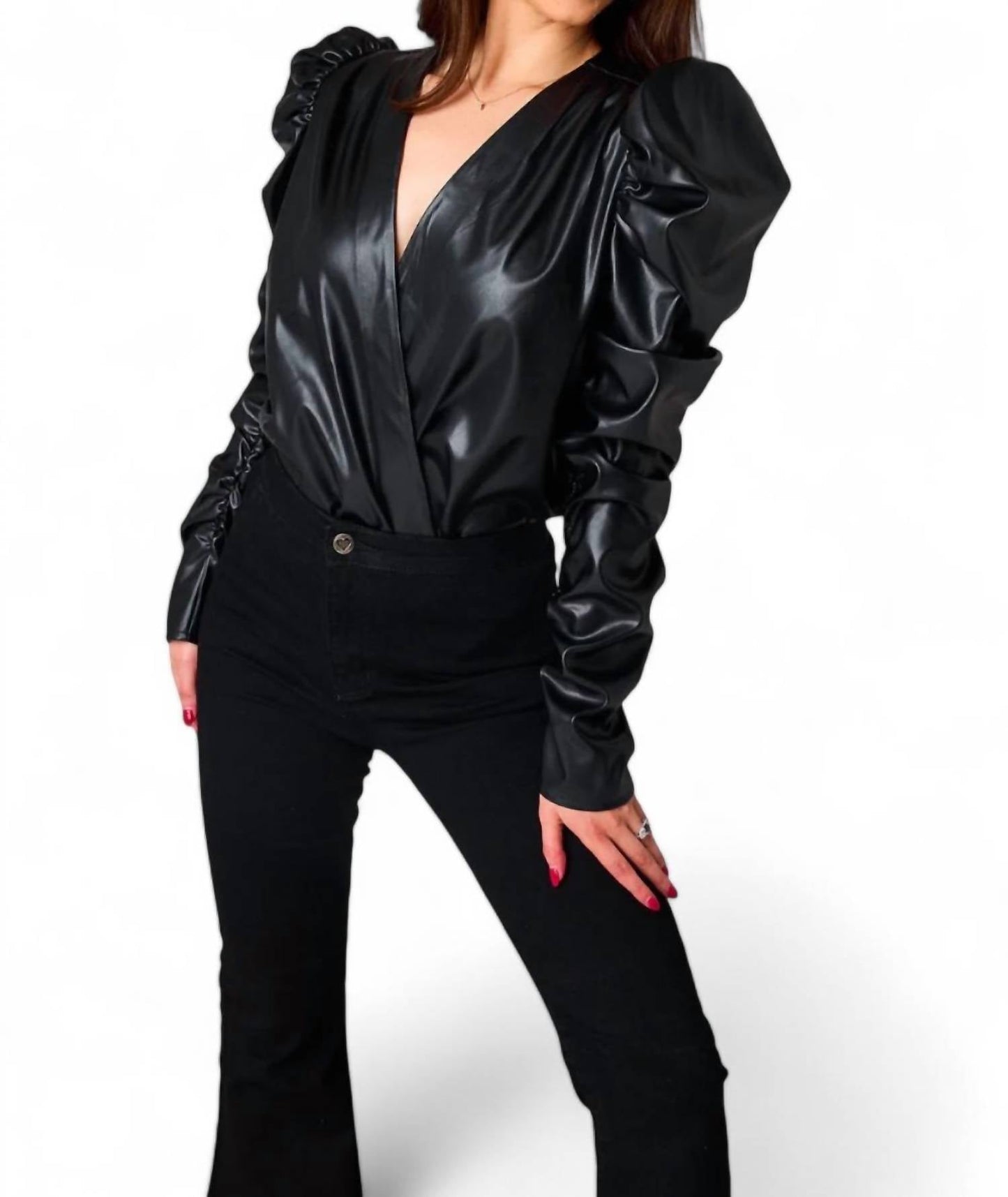 Buddylove - Joan Surplice Neckline Bodysuit