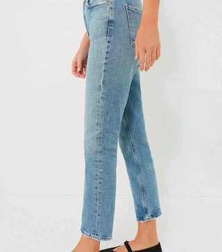 Agolde - Riley long high rise straight leg jeans