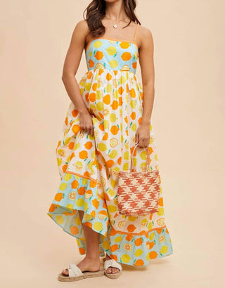 In-Loom - Camila Contract Lemon Maxi Dress