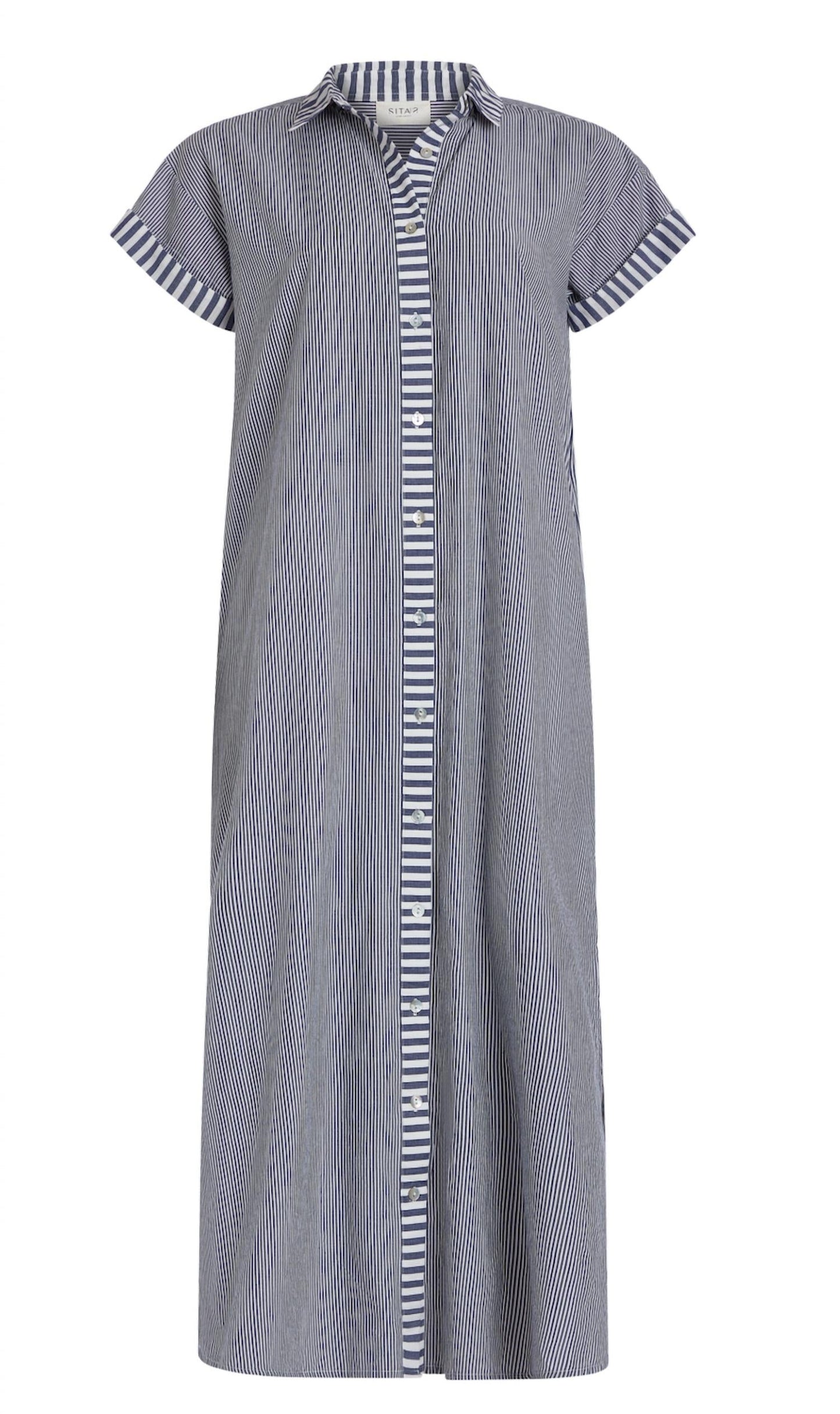 Sitano - Women's Riga Short Sleeve Midi Dress