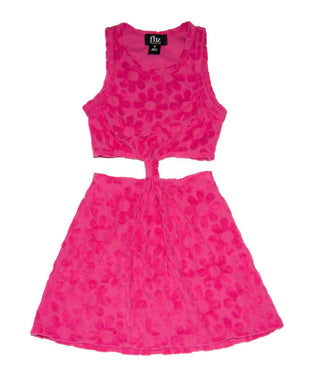 Zoey - Girl's Daisy Terry Knot Dress
