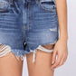 Hidden - Sofie With Raw Hem Mom Short
