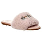 Tory Burch - Women's Embellished Genuine Shearling Aspen Slide Sandal