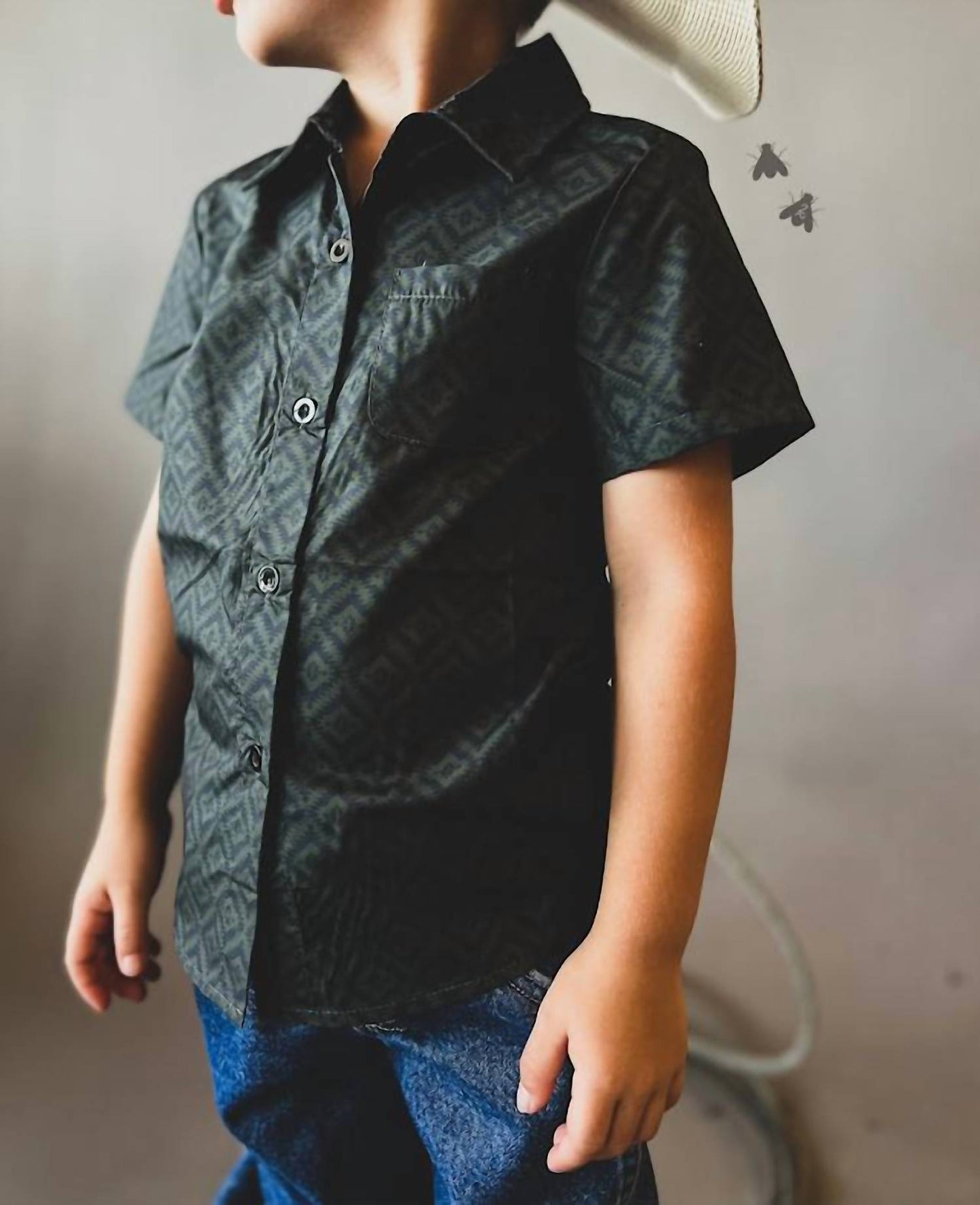 2Flyco - Kid Short Button Up Shirt
