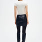 Enza Costa - CASHMERE COTTON POINTELLE CAP SLEEVE CREW
