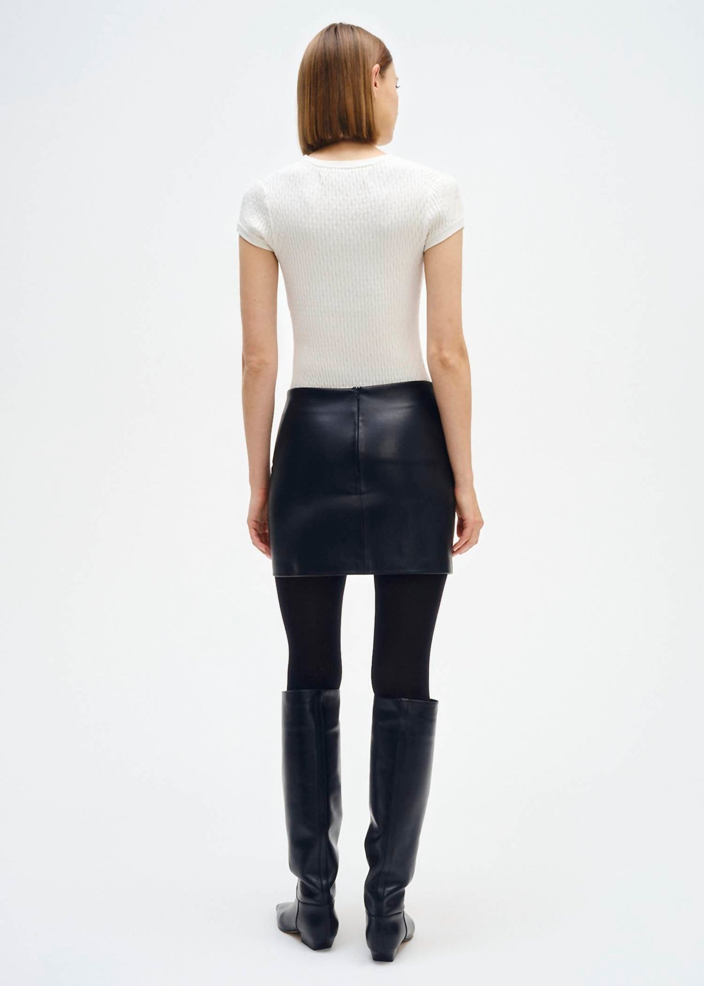 Enza Costa - CASHMERE COTTON POINTELLE CAP SLEEVE CREW