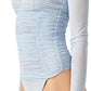 Free People - Under It All Ruched Mesh Turtleneck Bodysuit