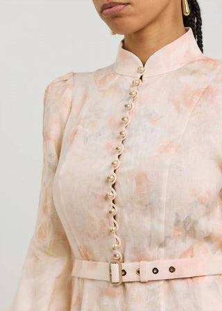 Zimmermann - Crush Buttoned Midi Dress