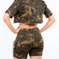 American Bazi - Short Sleeve Cropped Jacket