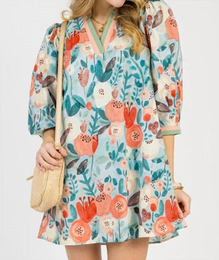 Entro - Fresh Start Floral Dress