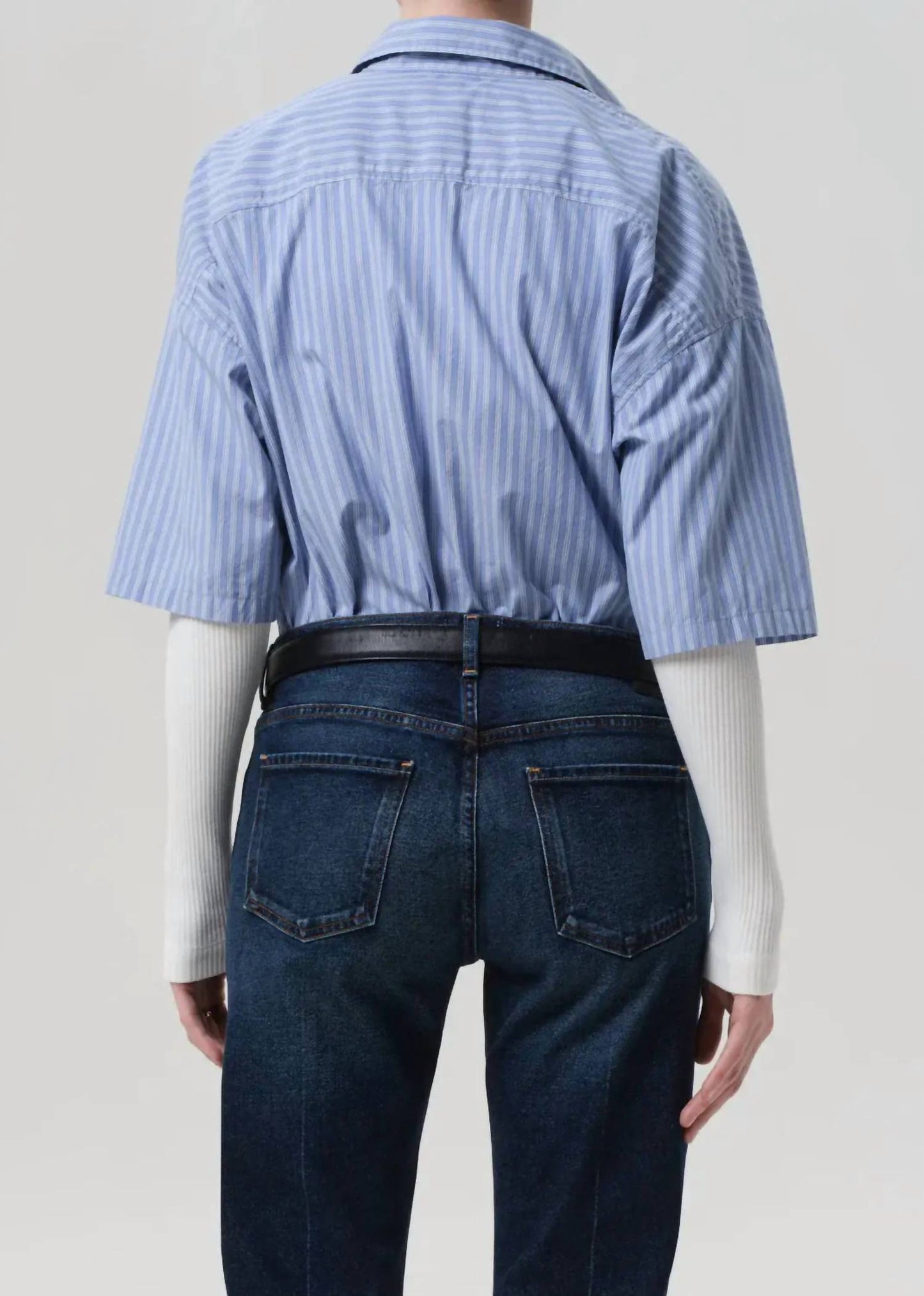 Citizens Of Humanity - Frances Cropped Cape Button Up Shirt
