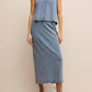 Z Supply - Gail Jersey Denim Midi Skirt