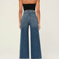 Dl1961 - Women'S - Hepburn Wide Leg High Rise Ankle Jeans
