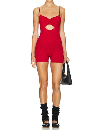 Frankies Bikinis - Clara shine jacquard bodysuit