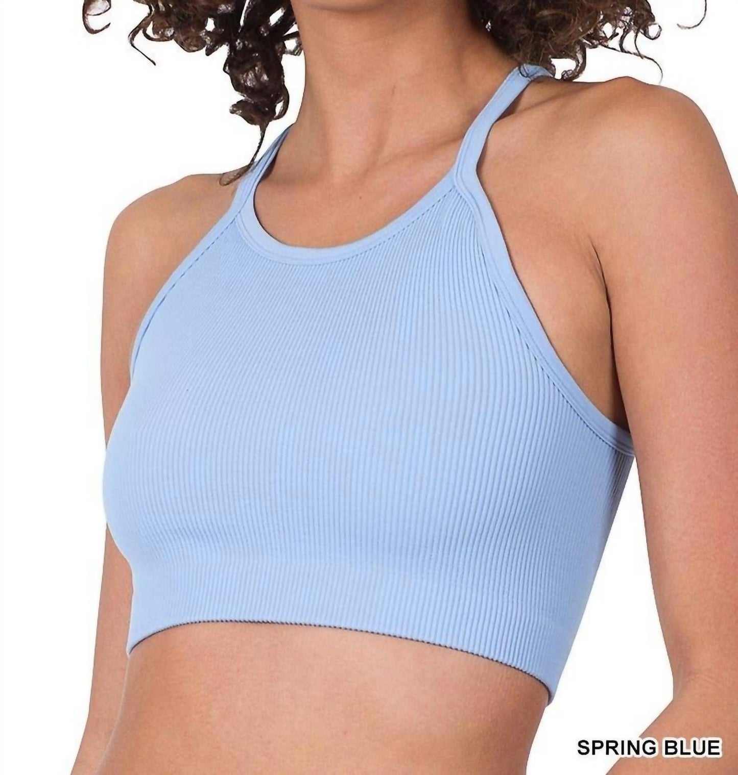 Zenana - Seamless Ribbed Knit Tank