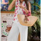 Johnny Was - LINEN RUFFLE NECK TANK ORLA