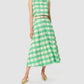 Tara Jarmon - Javoue Gingham Midi Skirt