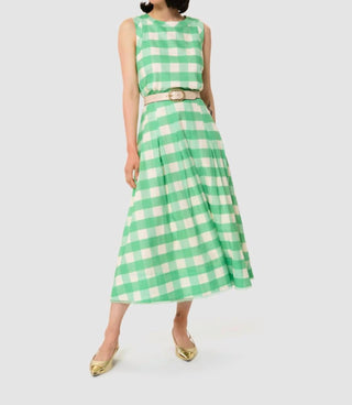 Tara Jarmon - Javoue Gingham Midi Skirt