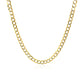 3.2 mm 14k Two Tone Gold Pave Curb Chain