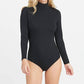 Spanx - Suit Yourself Long Sleeve Turtleneck Thong Bodysuit