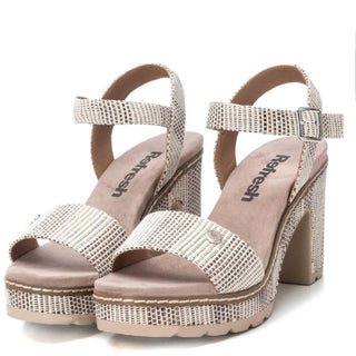 Xti - WOMEN'S HEELED PLATFORM SANDALS