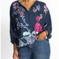 Johnny Was - WOMEN'S HARLYN BUTTON FRONT BLOUSE PLUS