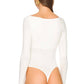 Free People - Settle In Scoop Neck Bodysuit