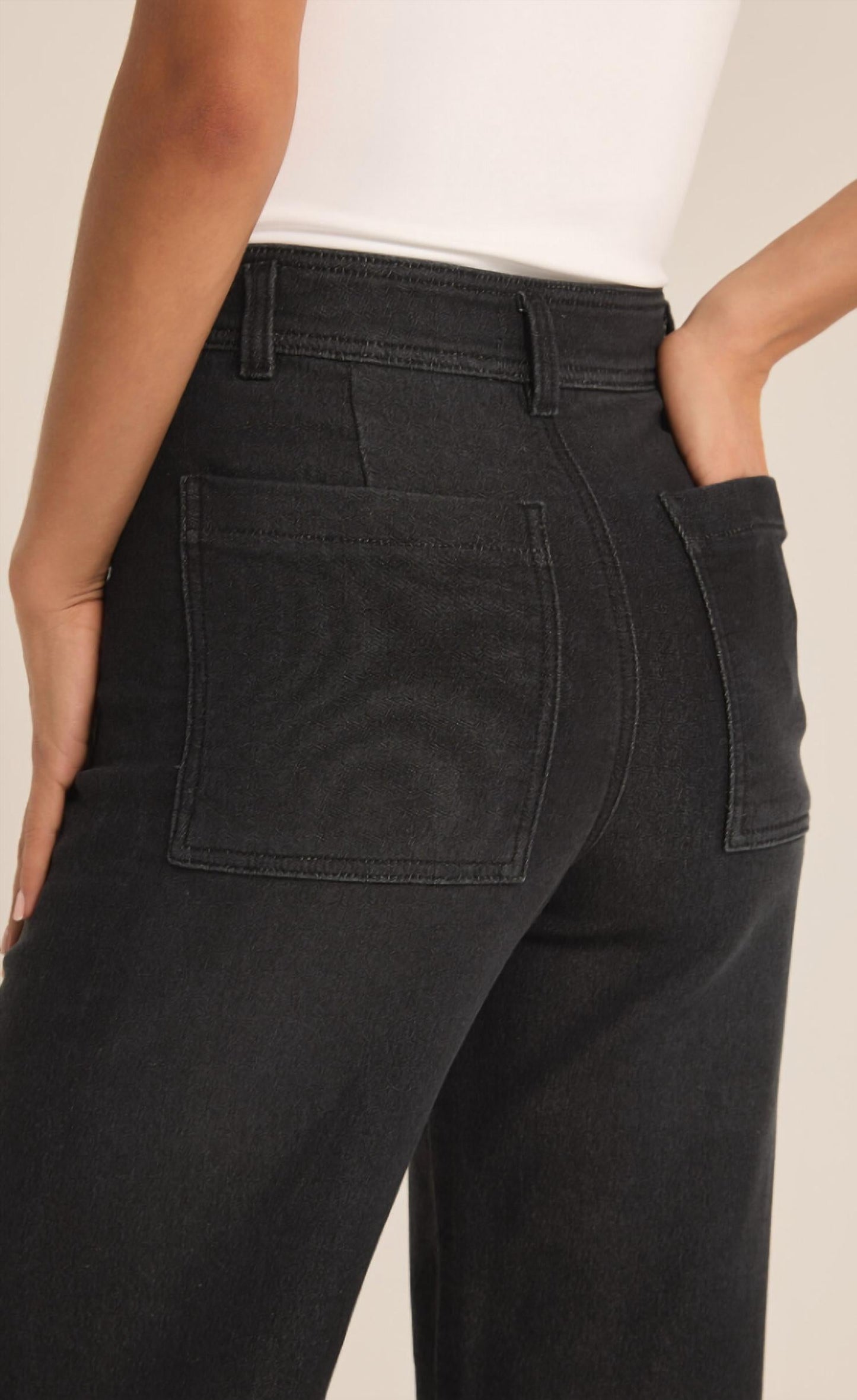 Z Supply - Women's Rilynn Wide Leg Denim Trouser