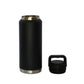 Creative Gifts International - Stainless Steel Twist-Off Cap Water Bottle