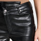 Agolde - Leather Crisscross Straight Pants