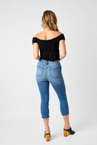 Judy Blue - High Waist Pull On Denim Jeans